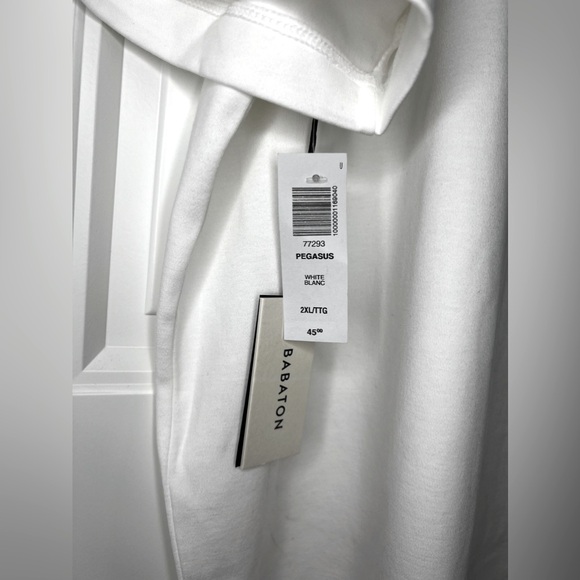 NWT Aritzia Babaton Pegasus Short Sleeve T-shirt 100% Cotton - White - Picture 3 of 9